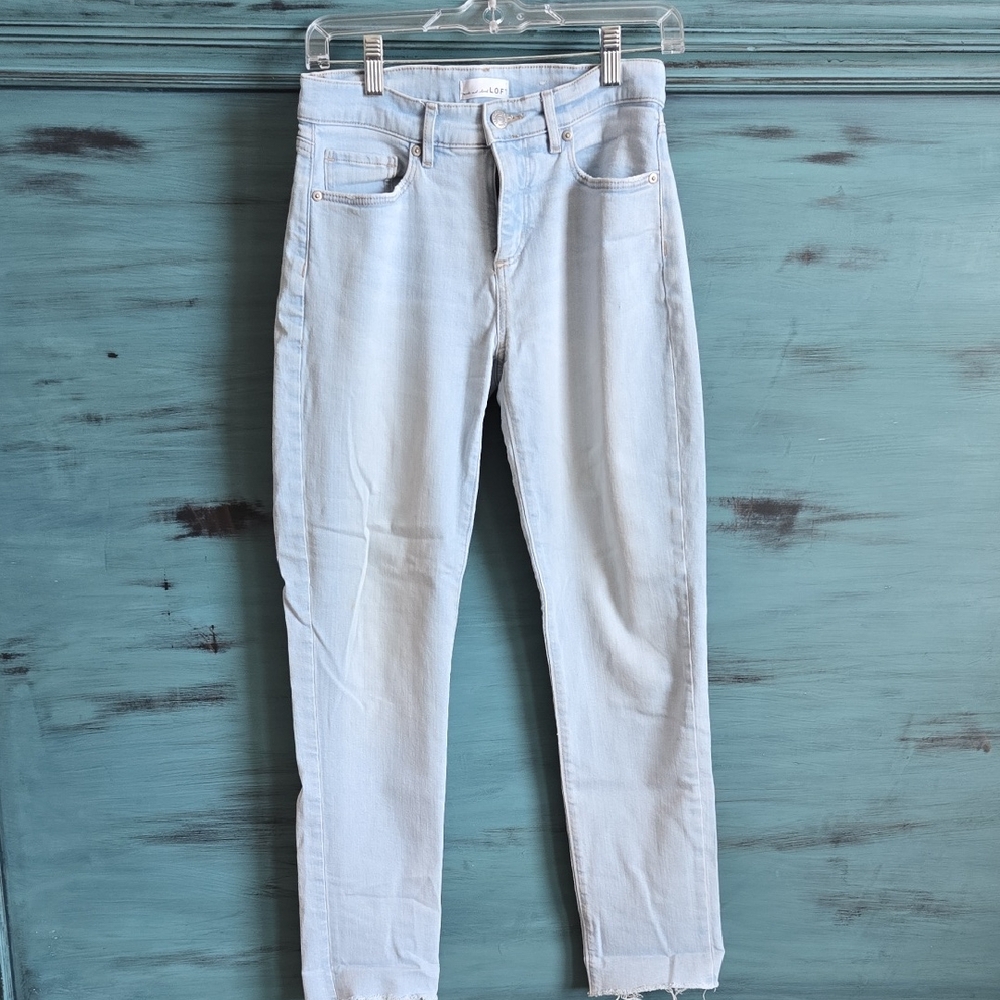 LOFT Women's Light Wash Straight Leg Jeans